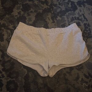 Edikted Light Gray Athletic Shorts NWOT